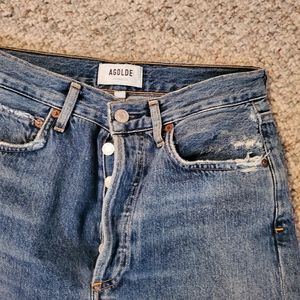 Agolde denim. Riley high rise.